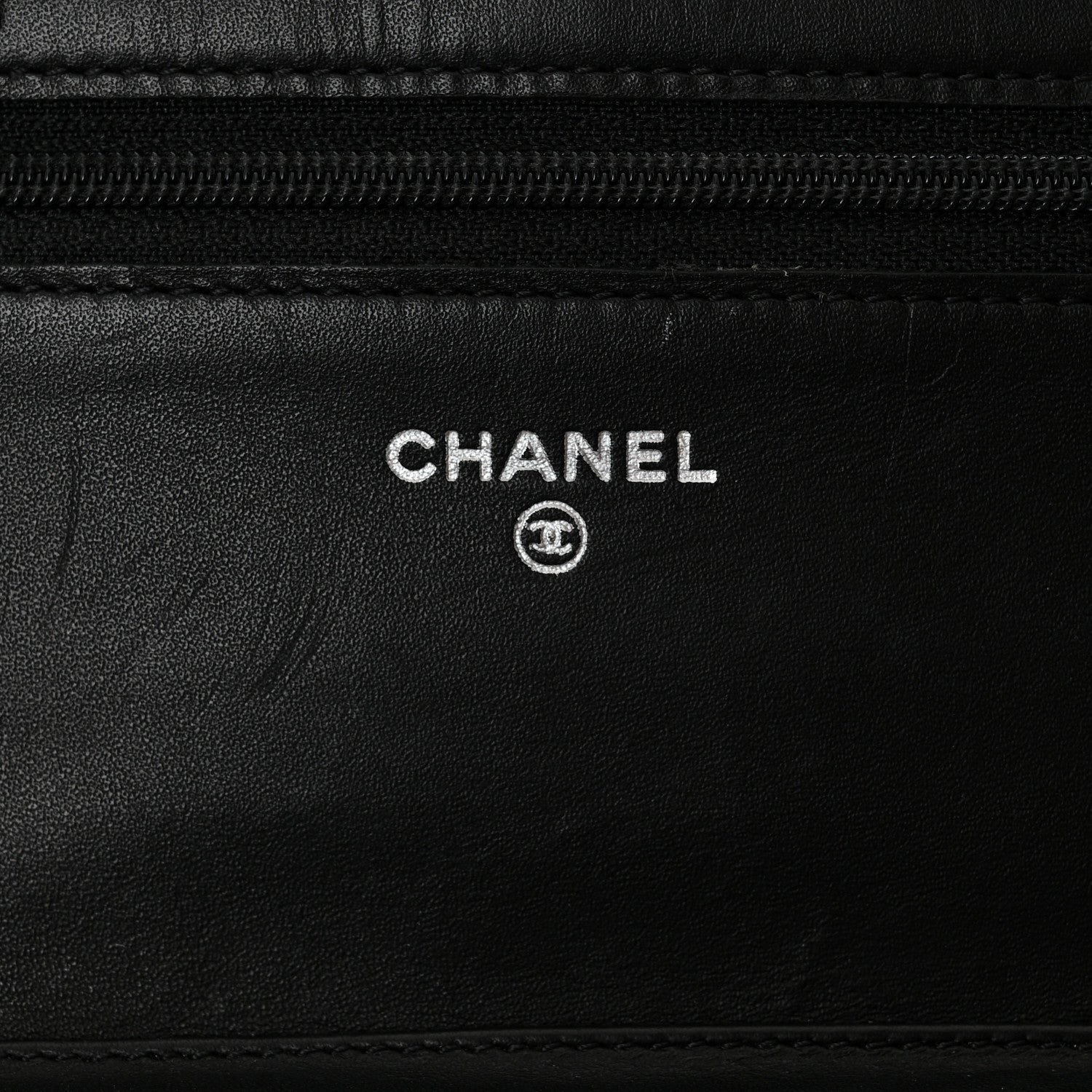 Chanel Calfskin Quilted Cambon Wallet on Chain WOC Black 6 of 13
