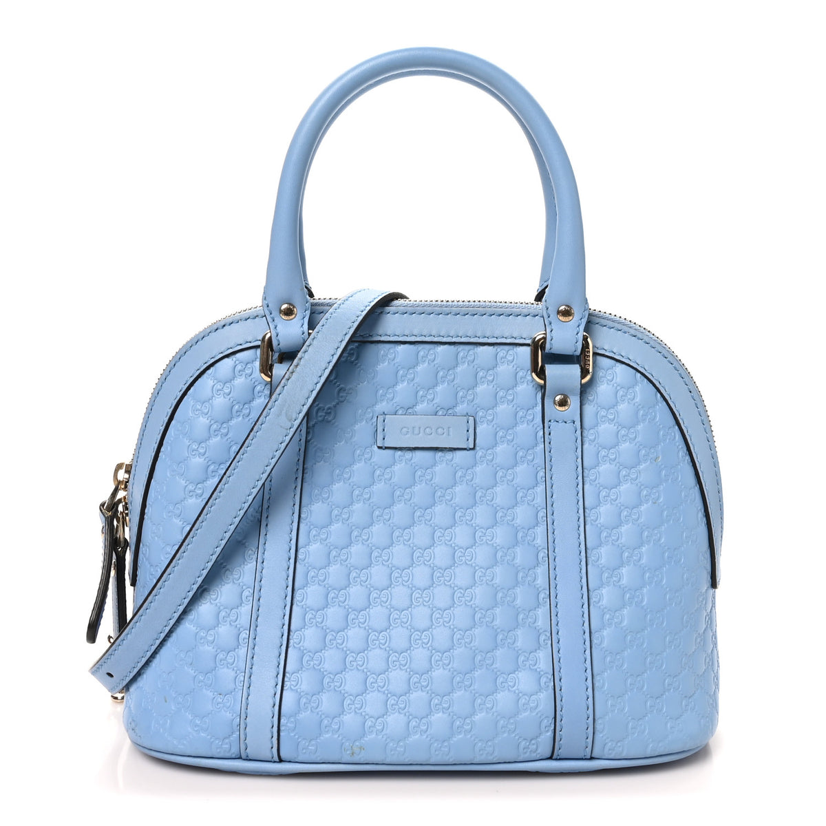 Microguccissima Mini Dome Bag Mineral Blue