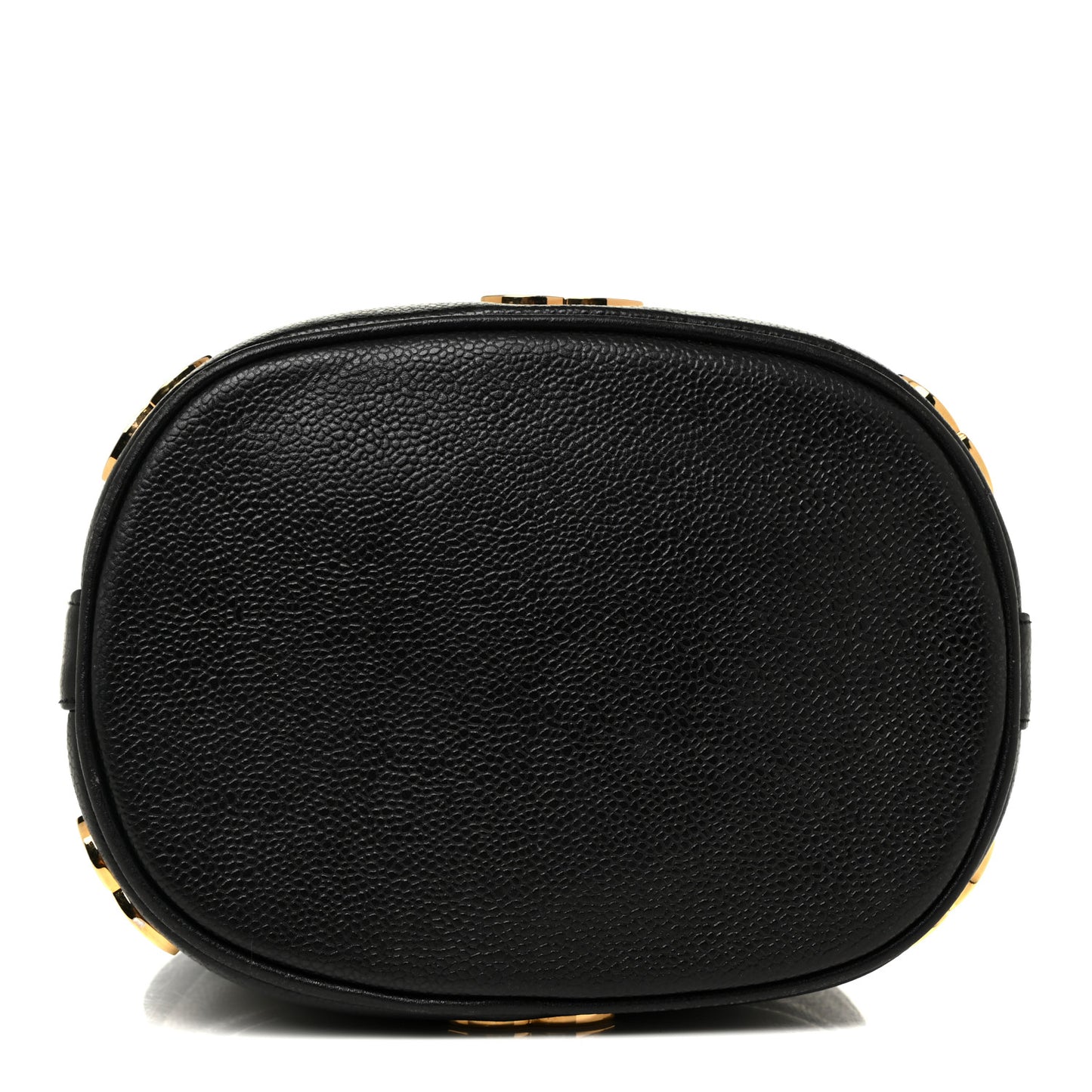Caviar CC Drawstring Shoulder Bag Black