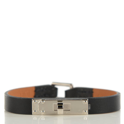 Hermes Chamonix Micro Kelly Single Tour Bracelet Black 1 of 8