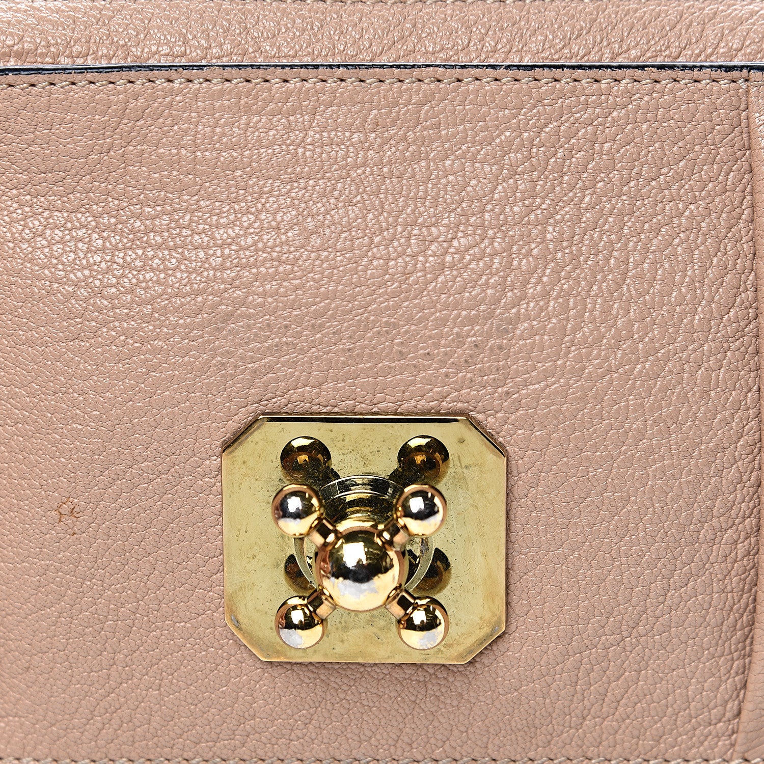 Chloe Goatskin Mini Elsie Crossbody Bag Biscotti Beige 7 of 16