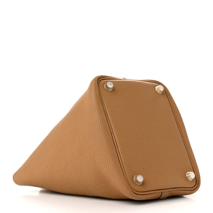Hermes Taurillon Clemence Picotin Lock 18 Biscuit 4 of 11