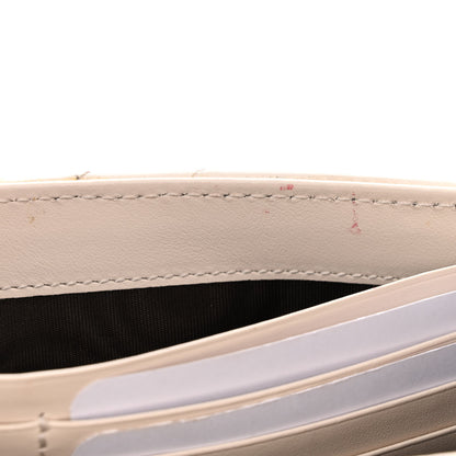 Gucci Calfskin Matelasse GG Marmont Chain Wallet Mystic White 14 of 15