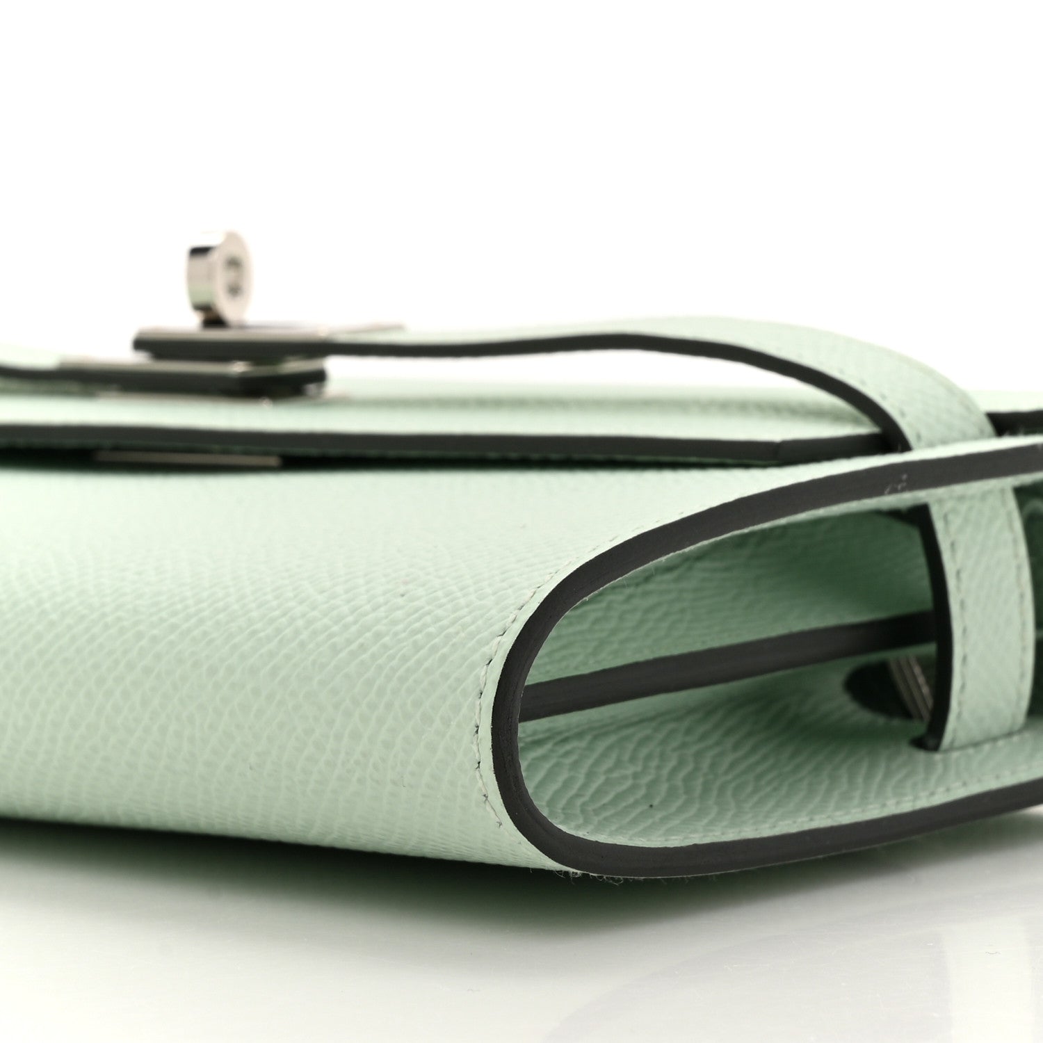Hermes Epsom Kelly Wallet To Go Vert Peppermint 10 of 12