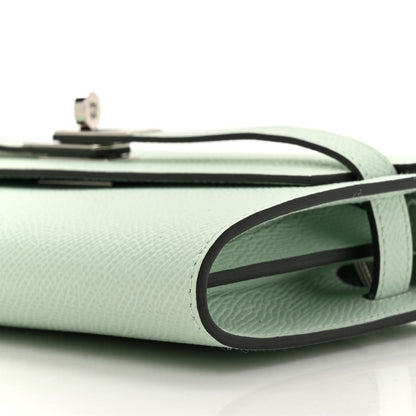 Hermes Epsom Kelly Wallet To Go Vert Peppermint 10 of 12
