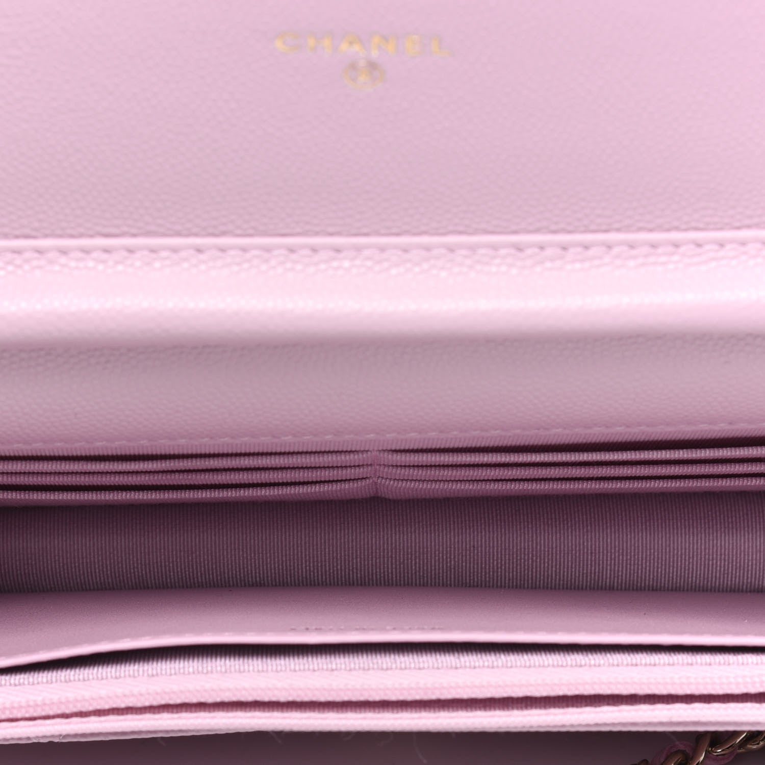 Chanel Caviar Quilted Wallet On Chain WOC Light Pink 5 of 14