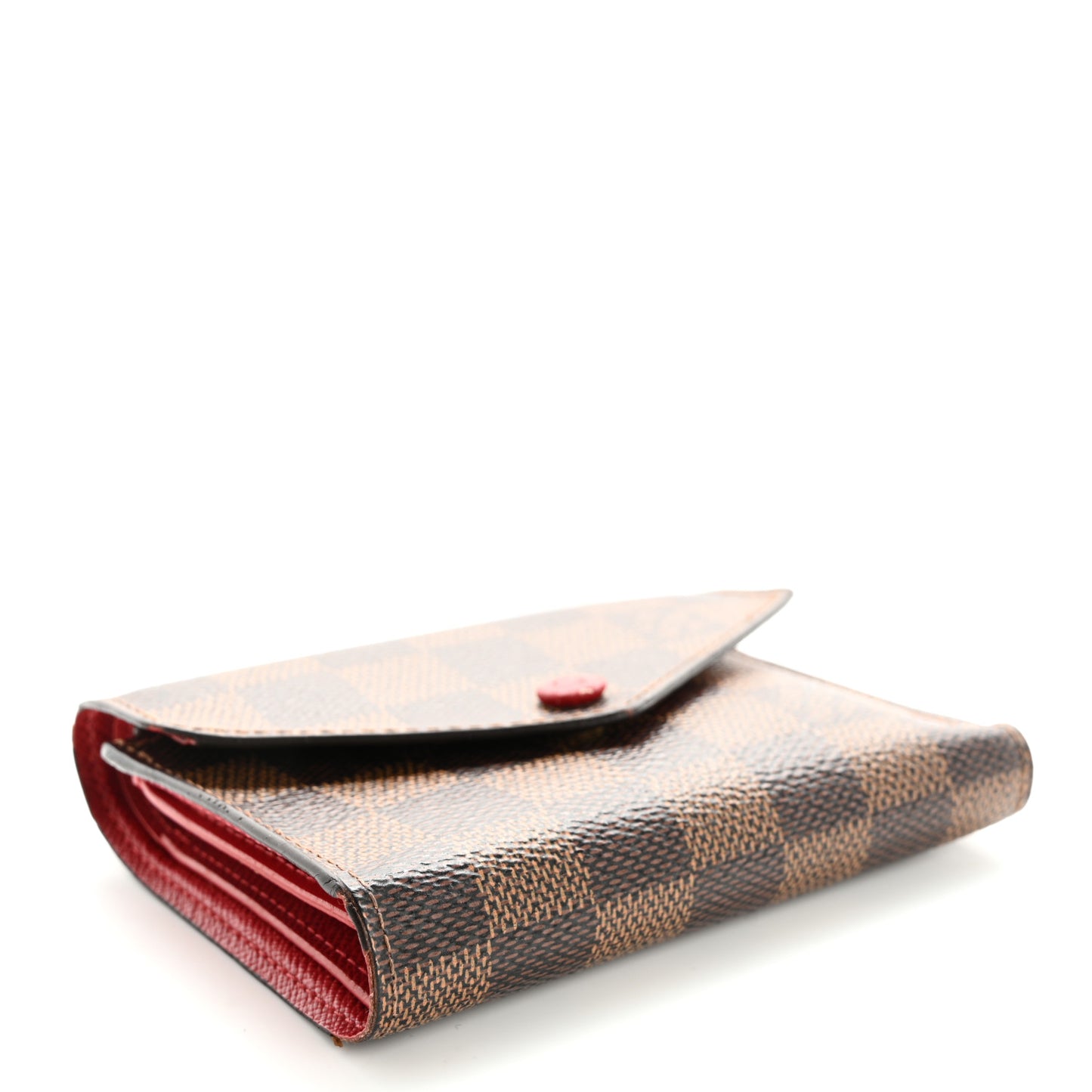 Damier Ebene Victorine Wallet Red