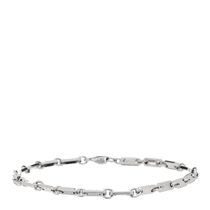 Cartier 18K White Gold 3.5mm Fidelity Link Bracelet 1 of 3