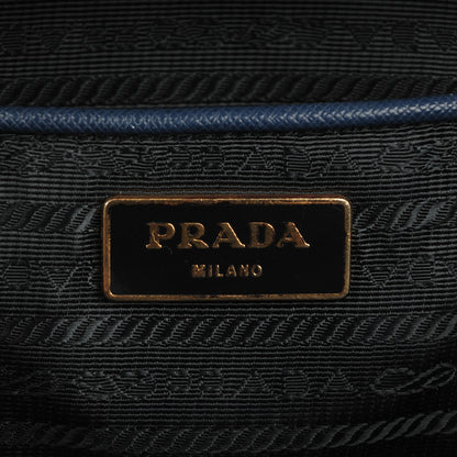 Prada Saffiano Large Galleria Double Zip Tote Bluette 6 of 11