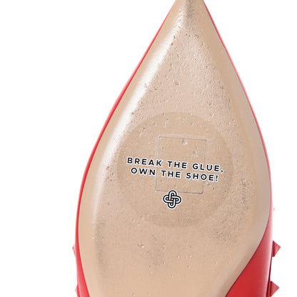 Valentino Garavani Nappa Monochrome Rockstud Ballerina Flats 39 Rouge Pur 9 of 13