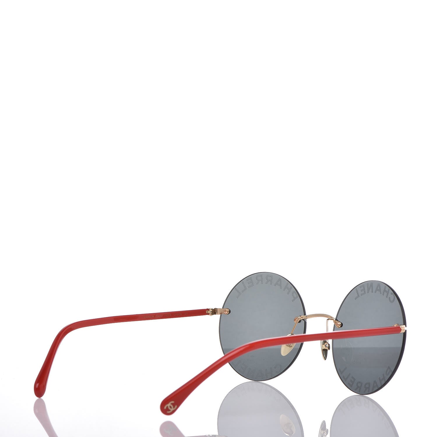 Chanel x Pharrell Williams Round Sunglasses Rouge 4 of 7