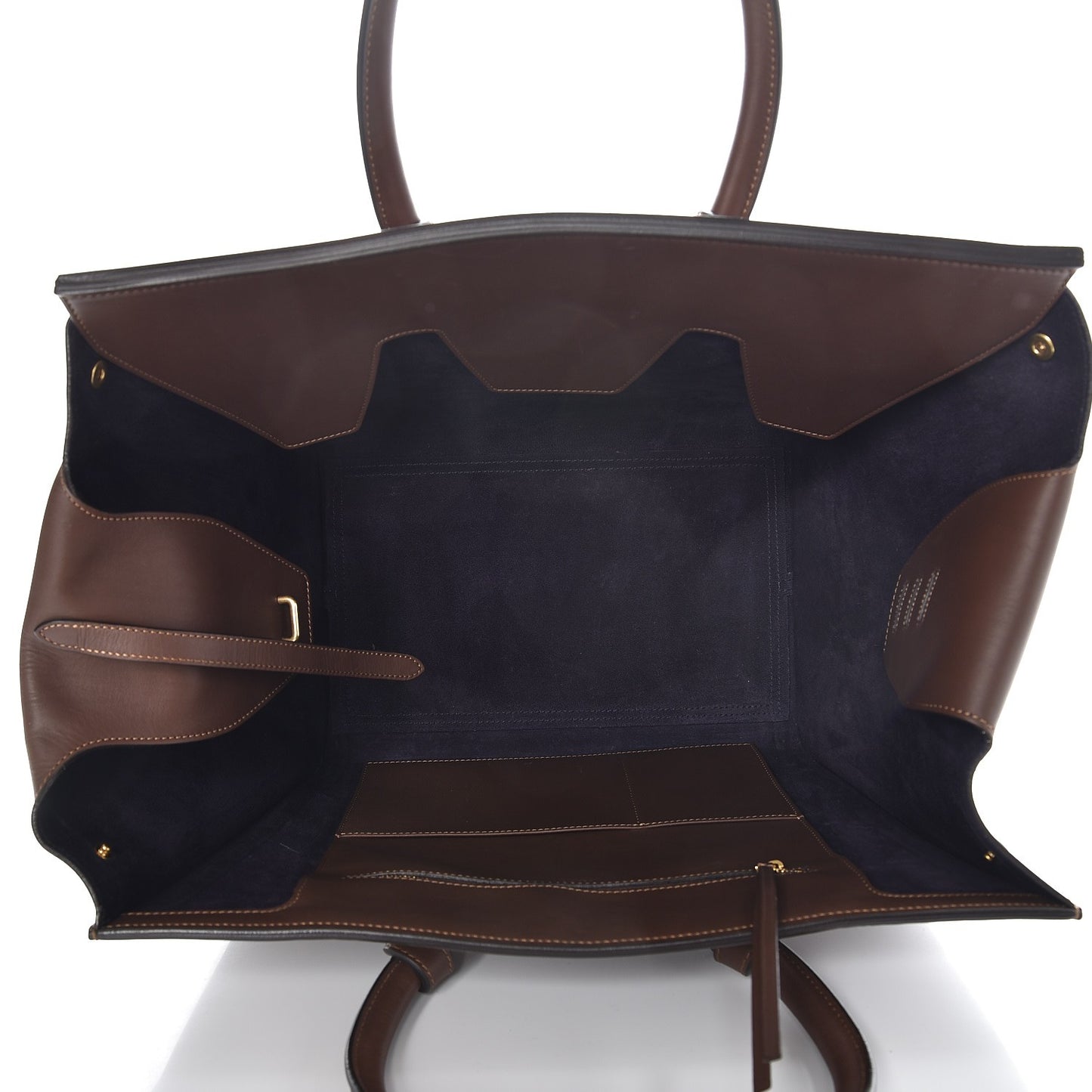 Natural Calfskin Medium Tie Knot Tote Acajou