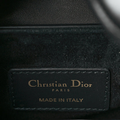 Christian Dior Calfskin Mini Saddle Bag Black 6 of 10