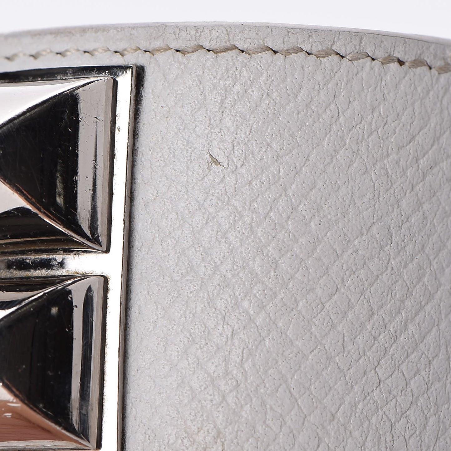 Epsom Collier de Chien CDC Bracelet S White