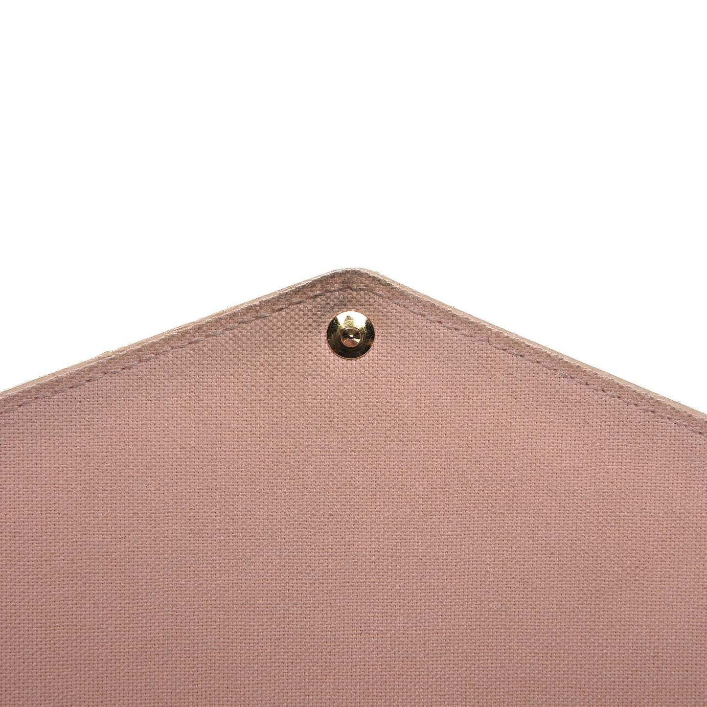Damier Azur Pochette Felicie Chain Wallet Rose Ballerine