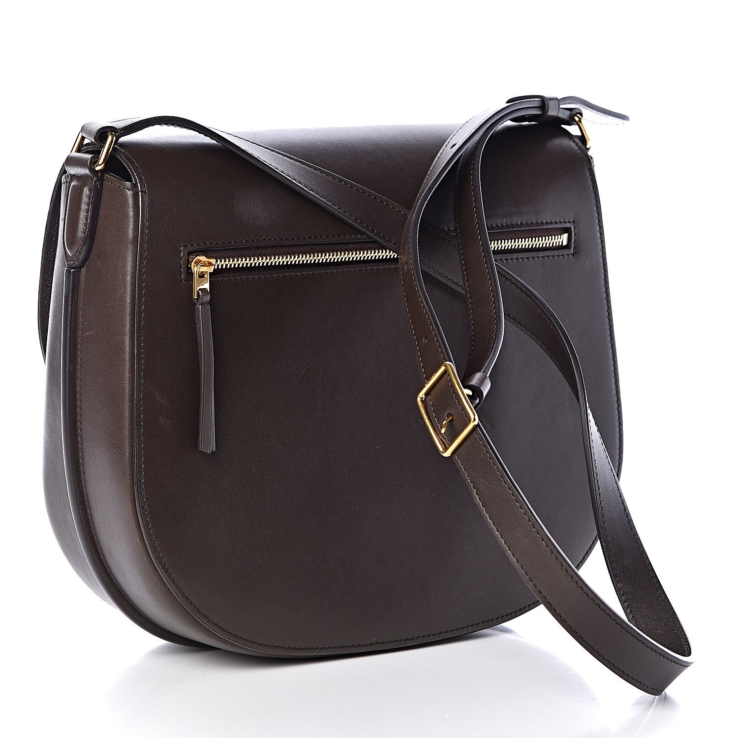 Celine Supersoft Calfskin Medium Trotteur Wood 3 of 21