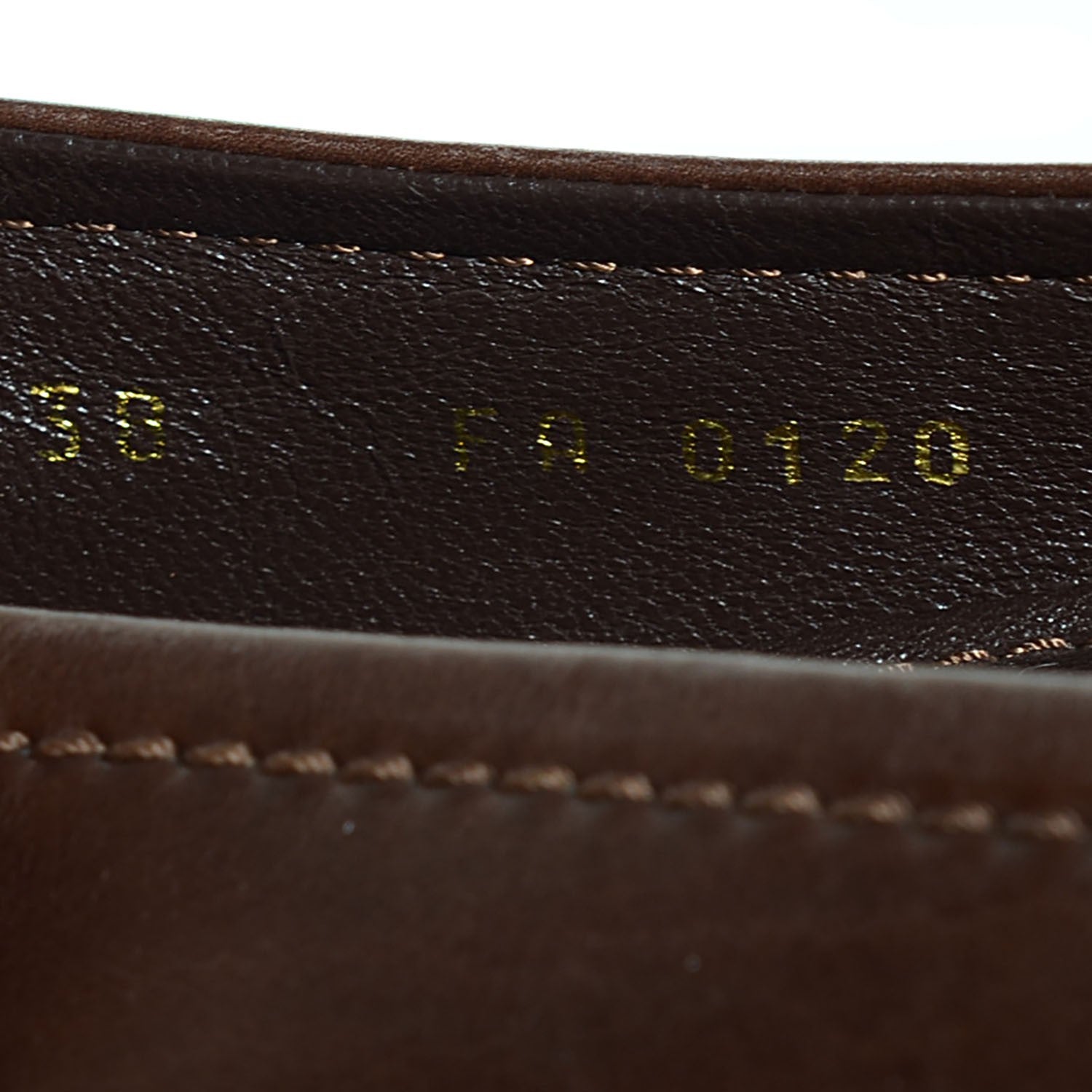 Louis Vuitton Calfskin Oxford Ballerina Flats 38 8 Moka 7 of 7