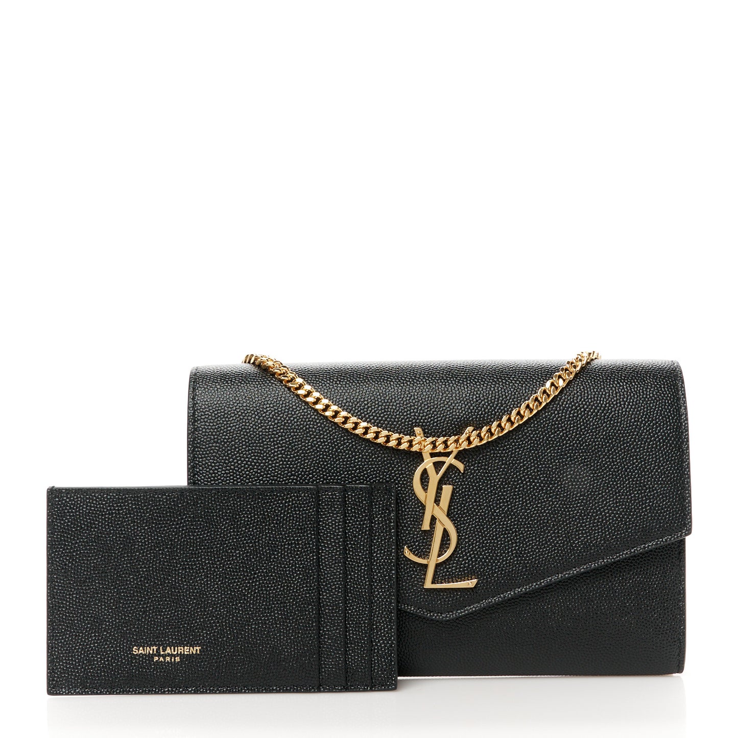 Grain De Poudre Uptown Chain Wallet Black