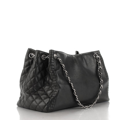 Chanel Calfskin Coco Bengal Open Accordion Tote Black 3 of 7