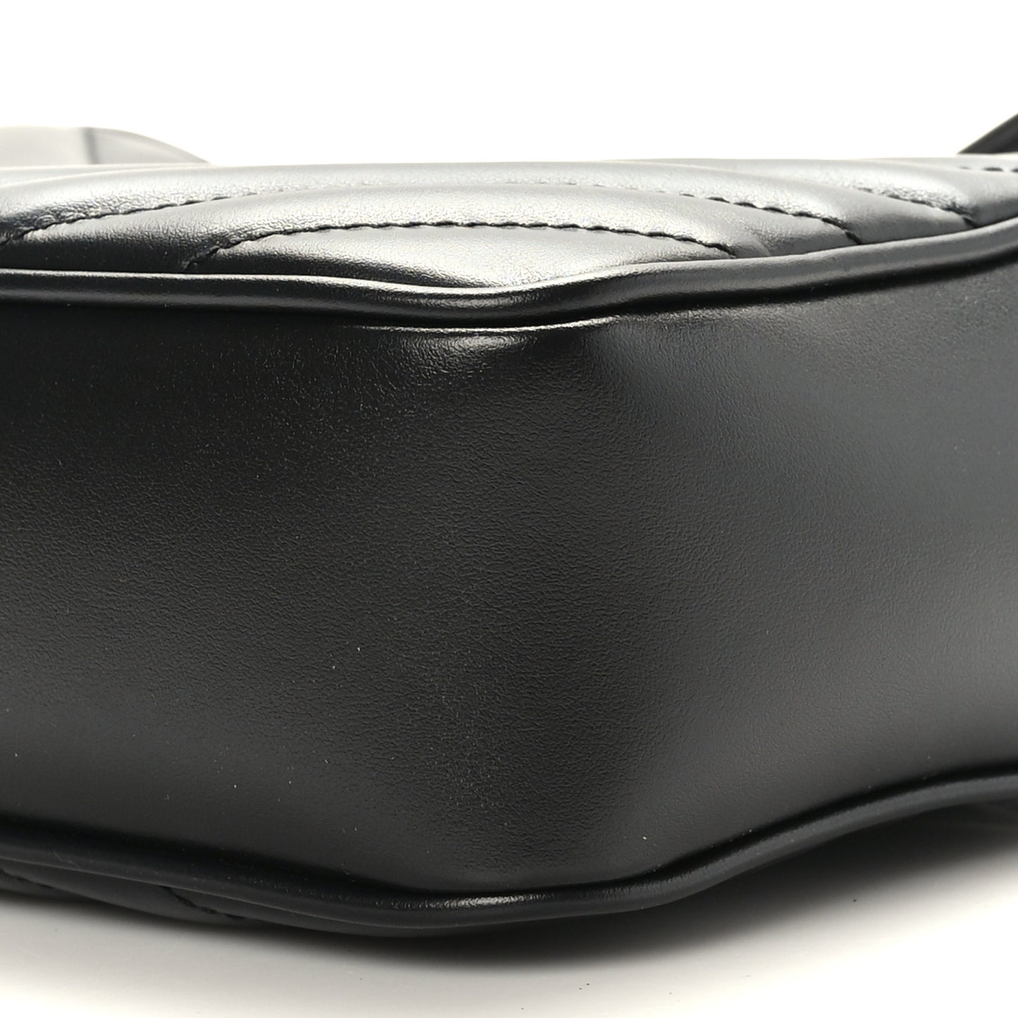 Calfskin Matelasse Monogram Lou Camera Bag Black