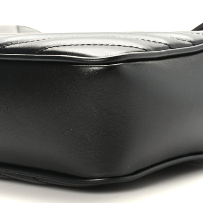 Saint Laurent Calfskin Matelasse Monogram Lou Camera Bag Black 9 of 9