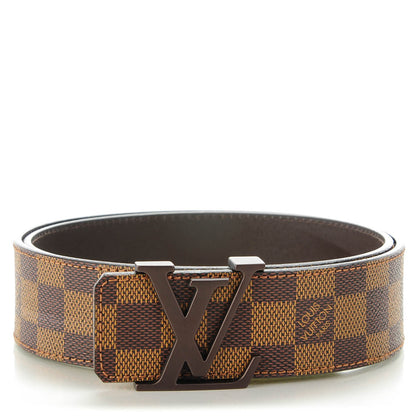 Louis Vuitton Damier Ebene 40mm LV Initiales Belt 85 34 1 of 6
