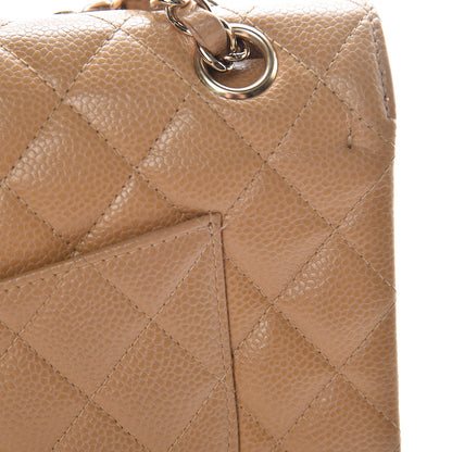 Chanel Caviar Quilted Medium Double Flap Beige Clair 13 of 13