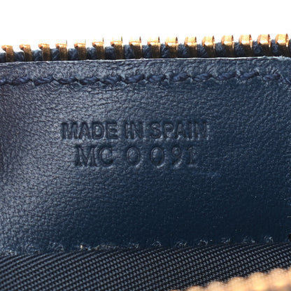 Christian Dior Monogram Mini Saddle Pochette Navy 8 of 10