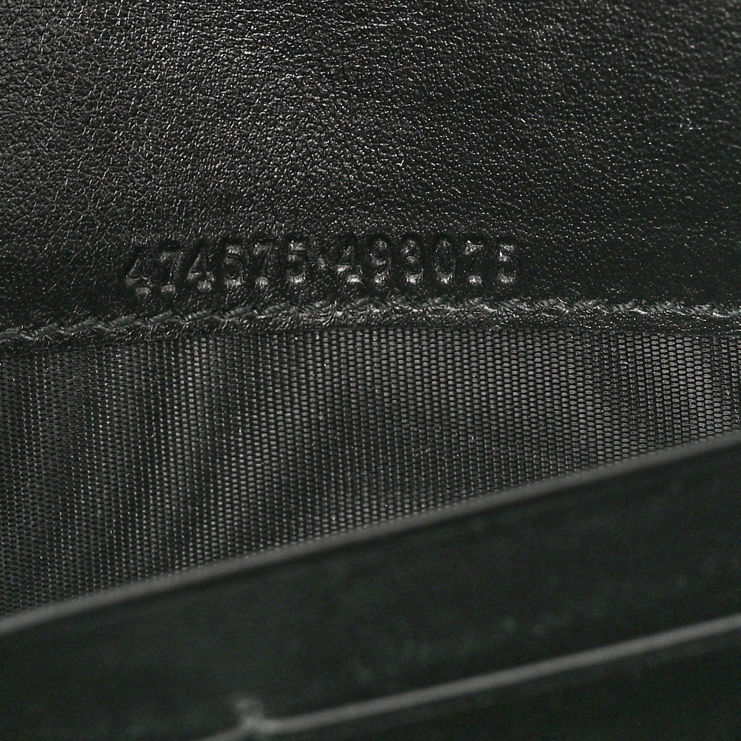 Gucci Calfskin Matelasse GG Marmont Chain Wallet Black 7 of 10