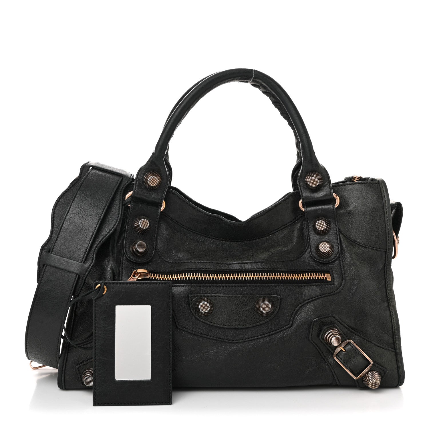 Balenciaga Agneau Giant 21 Rose Gold Hardware City Black 3 of 11