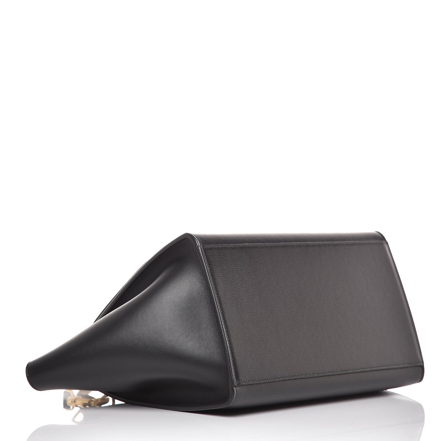 Liege Calfskin Small Trapeze Black