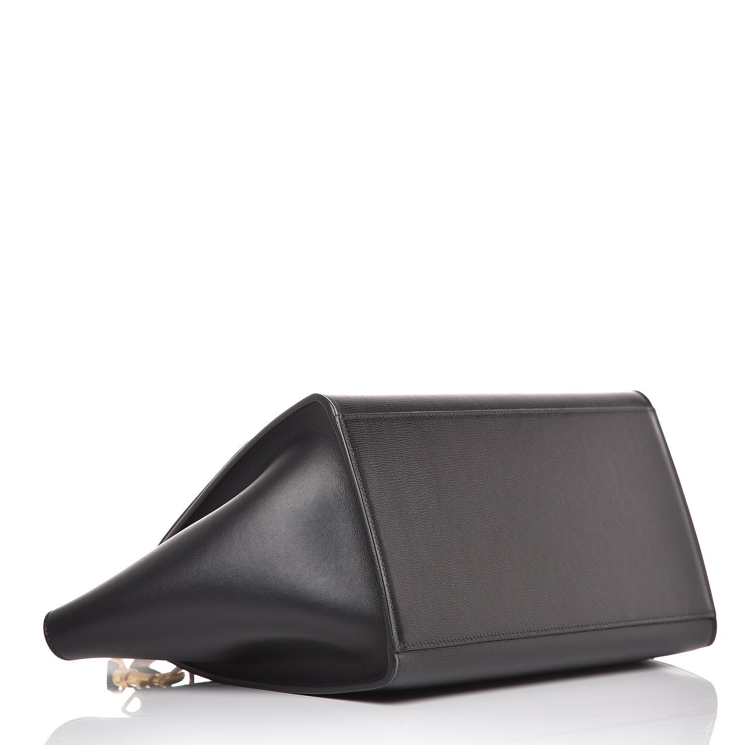 Celine Liege Calfskin Small Trapeze Black 4 of 8