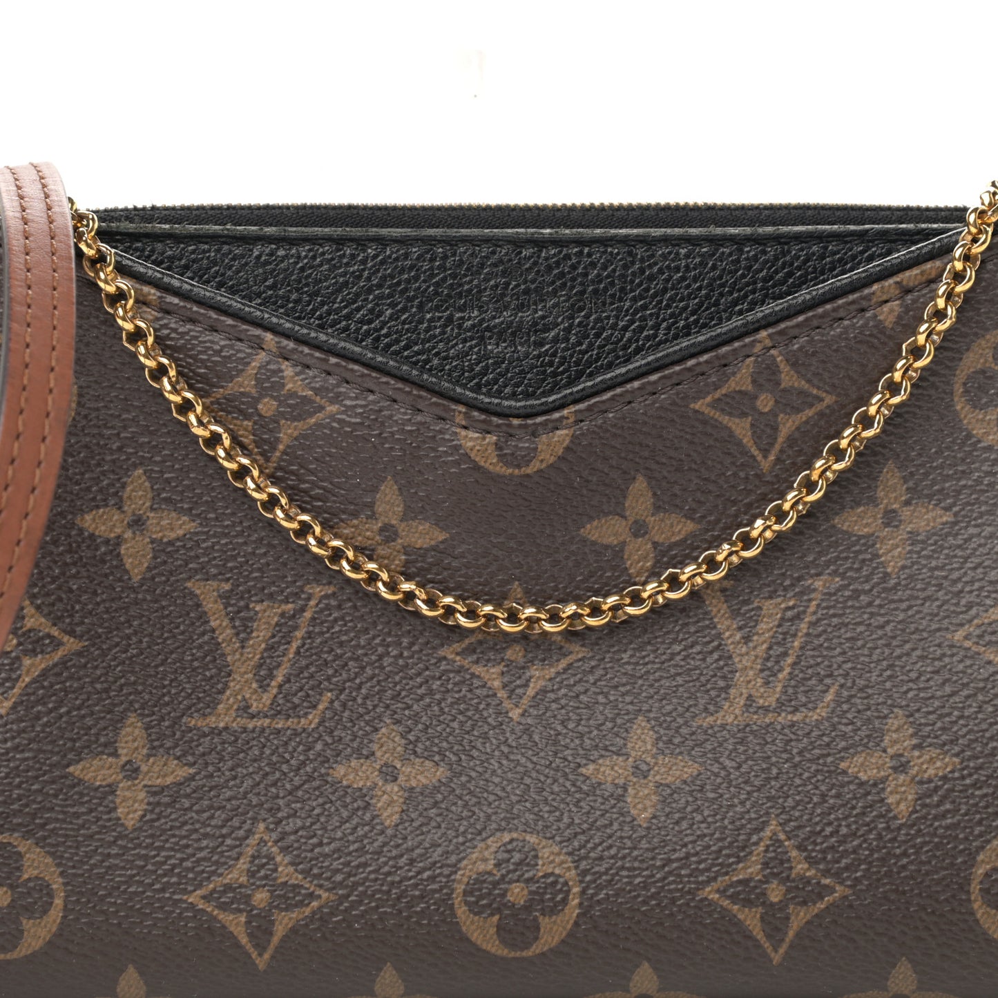 Monogram Pallas Clutch Black