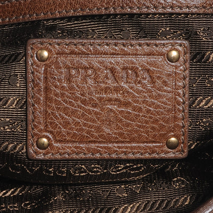 Prada Cervo Pietre Jeweled Shoulder Bag Cammello Sfumata 6 of 11