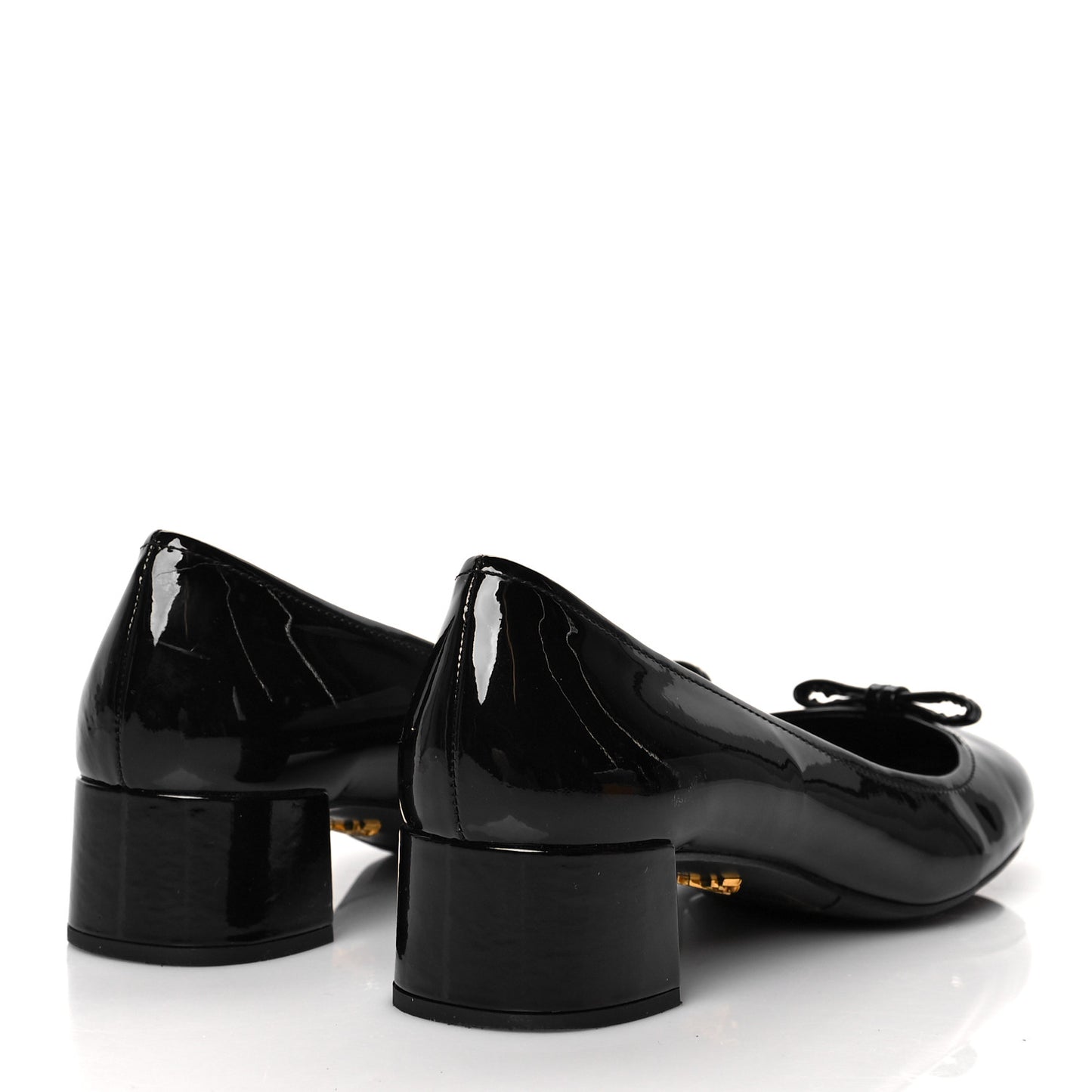 Spazzolato Bow Pumps 38.5 Black