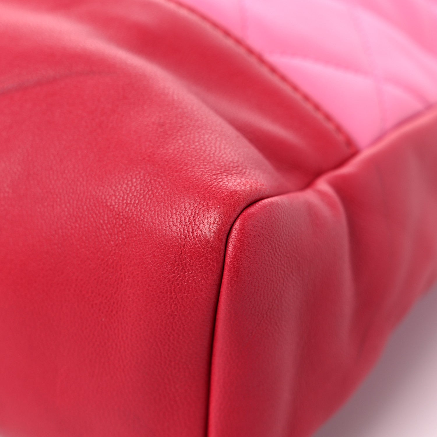 Chanel Lambskin Quilted Large 31 Shopping Bag Pink Light Red 11 of 14