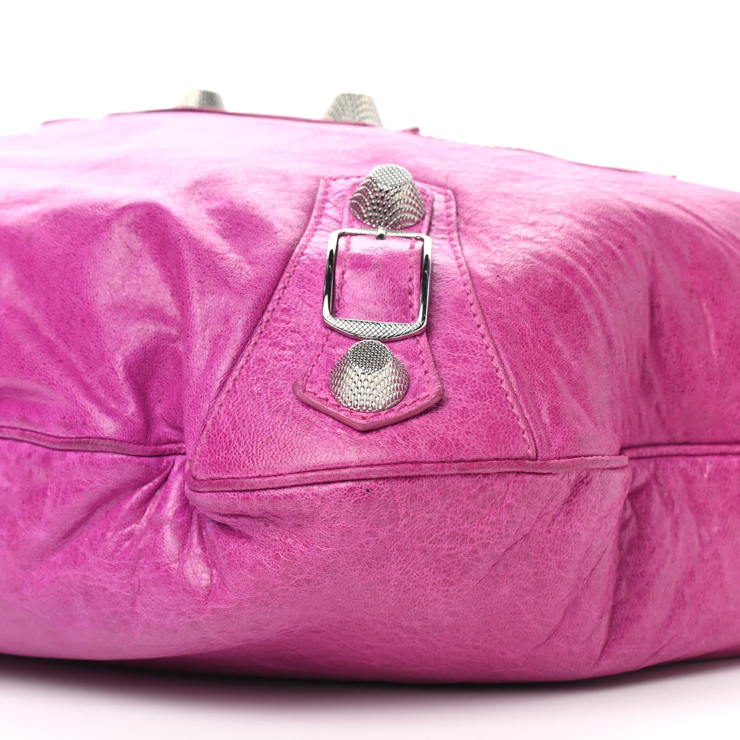 Balenciaga Agneau Giant 21 Silver Hardware Hobo Magenta 8 of 12