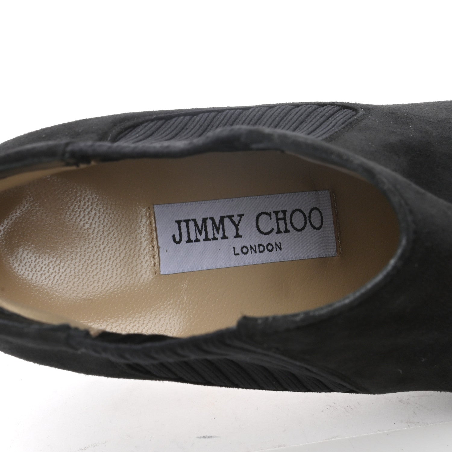 Jimmy Choo Suede Maiara 90 Ankle Boots 39.5 Black 8 of 9