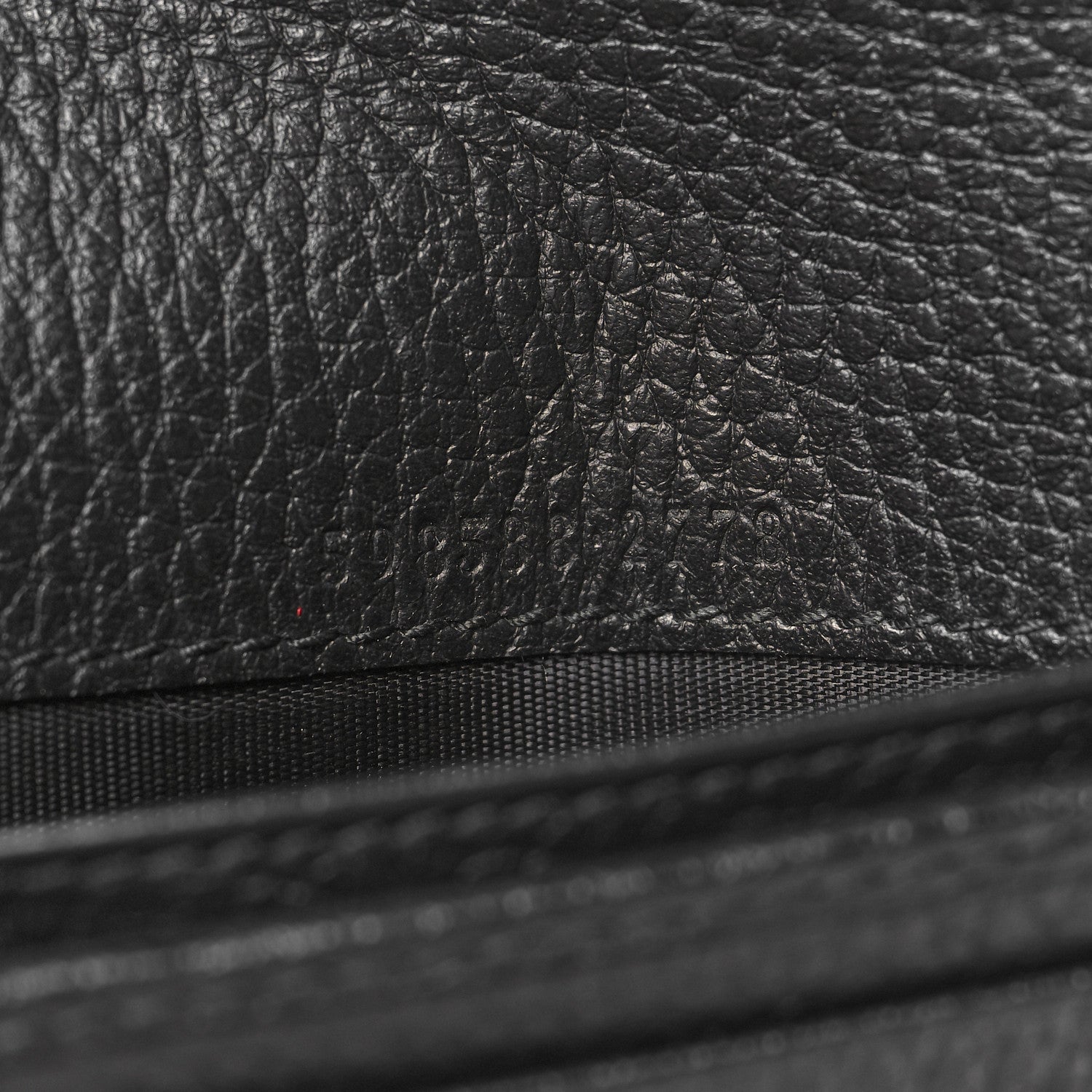 Gucci Calfskin GG Marmont Passport Case Black 7 of 8