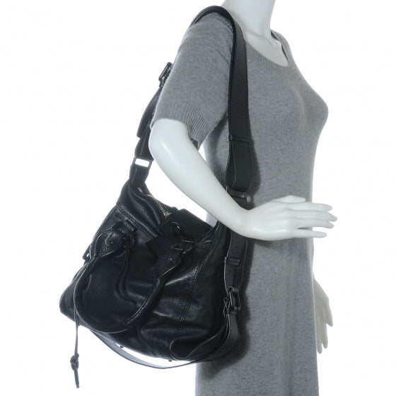 Chloe Leather Paddington Messenger Bag Black 2 of 8
