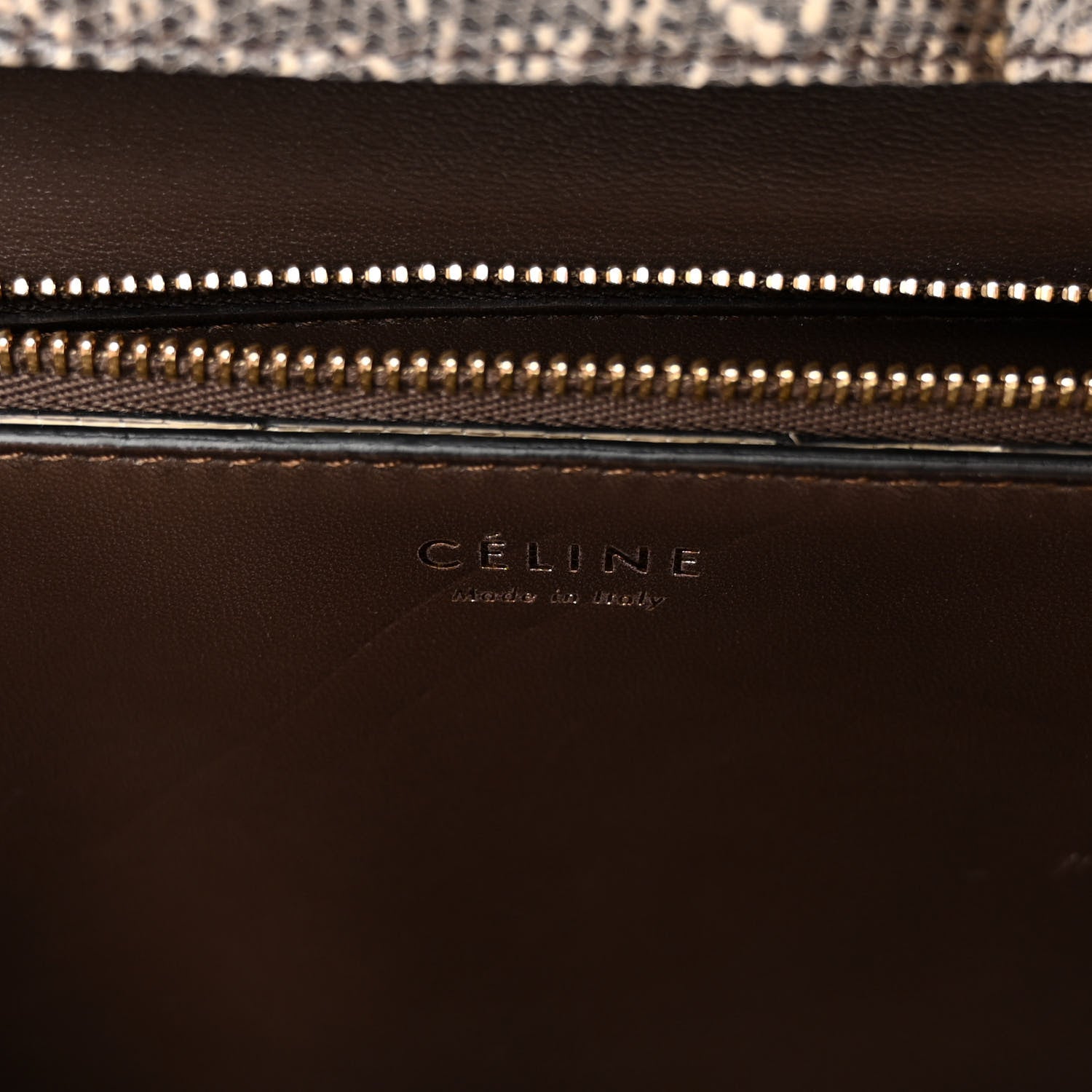 Celine Lizard Medium Classic Box Flap Bag Natural 6 of 9