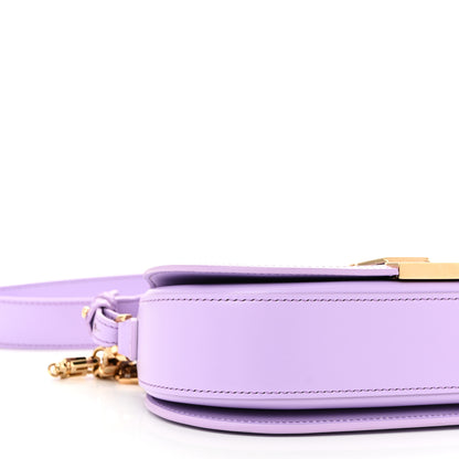 Versace Calfskin Medium Greca Goddess Shoulder Bag Baby Violet 8 of 9