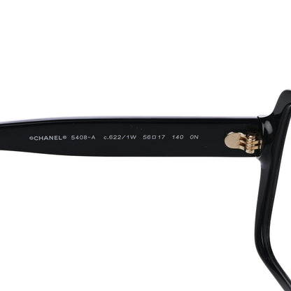 Chanel Acetate Square Sunglasses 5408 Black 10 of 11