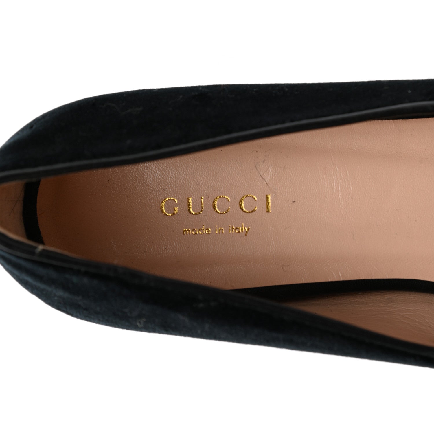 Gucci Velvet Etoile Pearl Embellished Loafers 37 Black 6 of 8