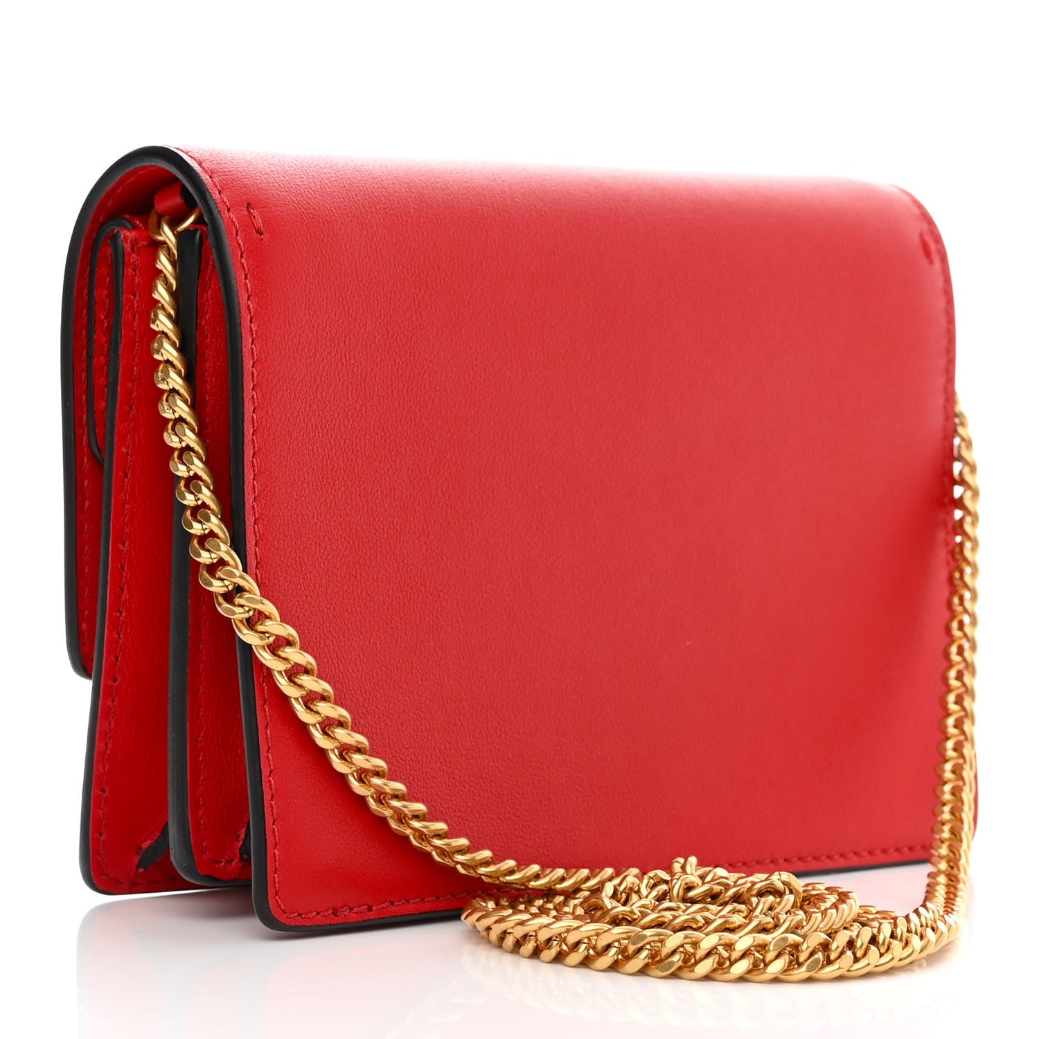 Valentino Garavani Smooth Calfskin Mini Vring Crossbody Bag Rouge Pur 3 of 9