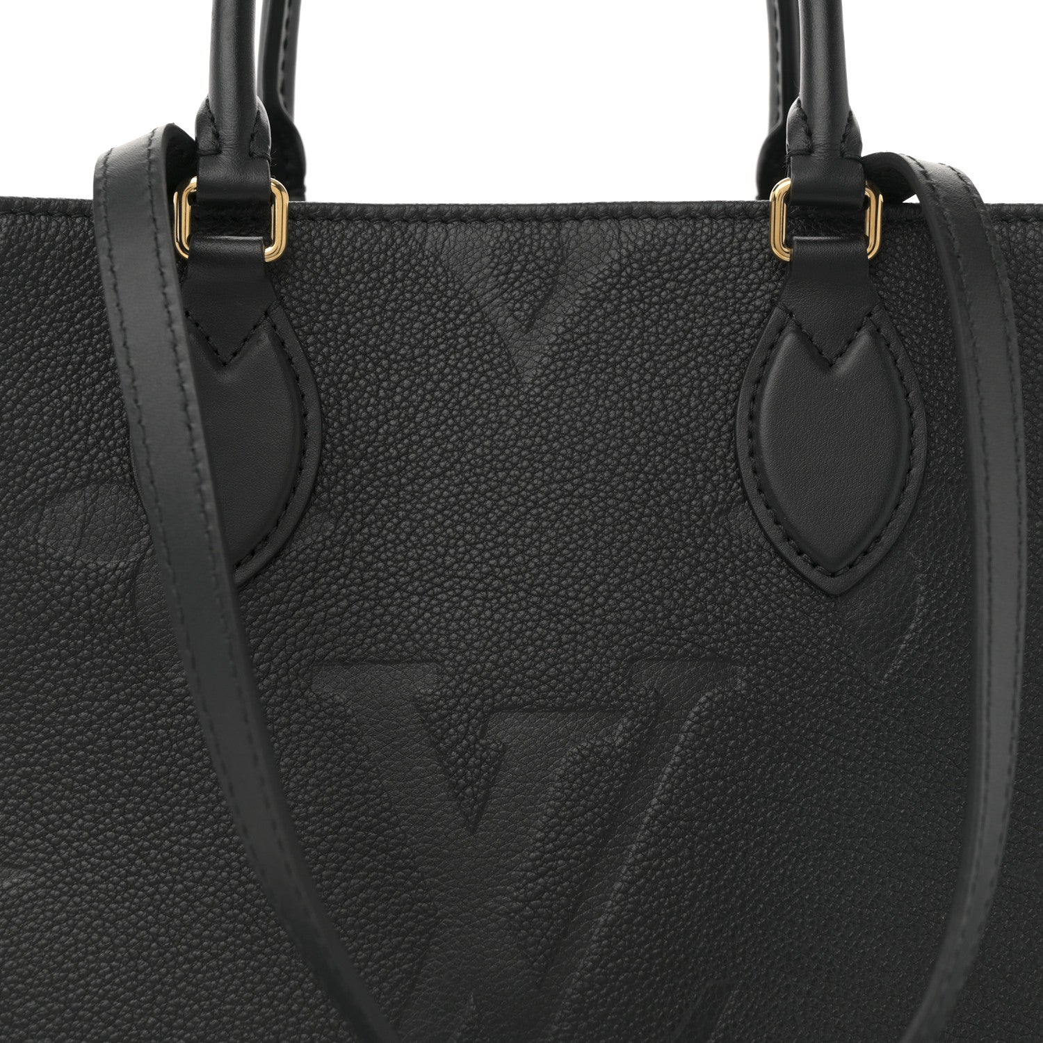 Louis Vuitton Empreinte Monogram Giant Onthego MM Black 7 of 9