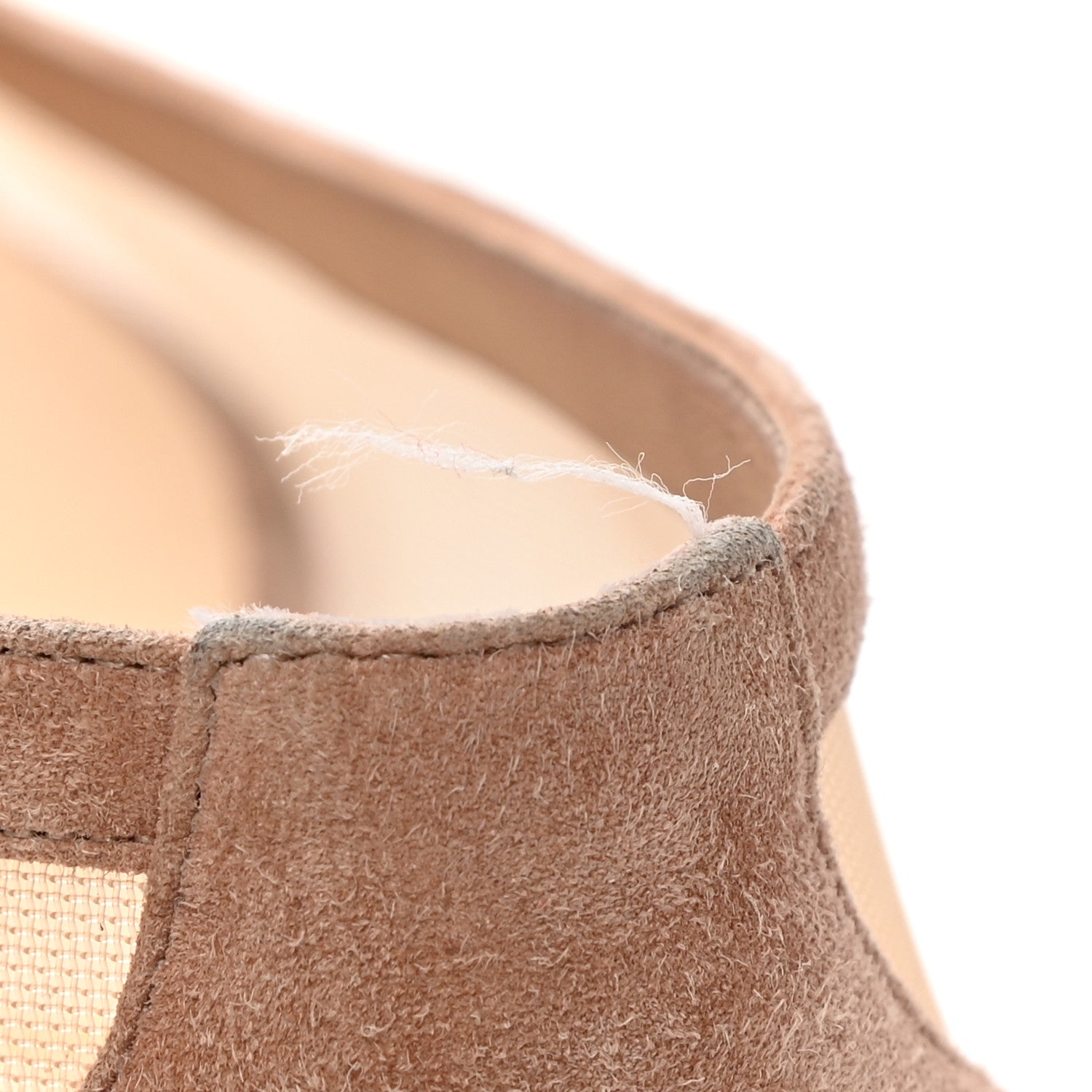 Christian Louboutin Veau Velours Rete Galativi Flats 38.5 Courtisane 10 of 14