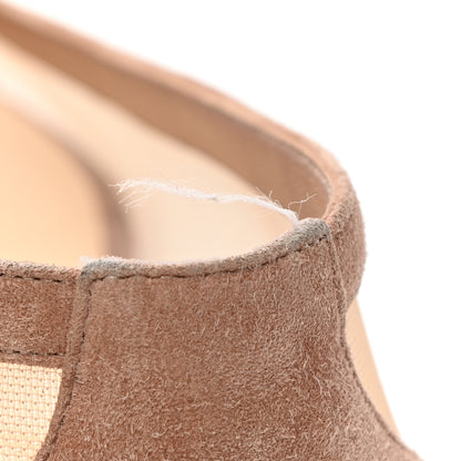 Christian Louboutin Veau Velours Rete Galativi Flats 38.5 Courtisane 10 of 14