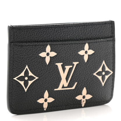 Louis Vuitton Empreinte Card Holder Black Beige 3 of 7