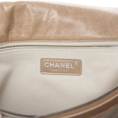 Chanel Glazed Calfskin Quilted Large Coco Soft Flap Beige 8 of 14